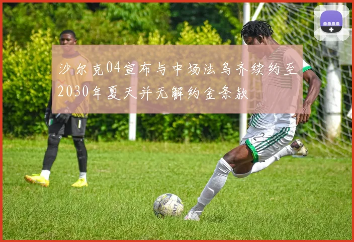 沙尔克04宣布与中场法乌齐续约至2030年夏天并无解约金条款